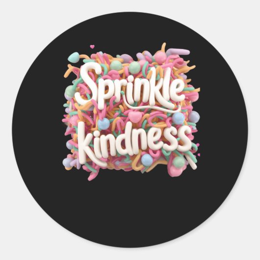 Sprinkle Kindness - 3D - Kindness S Sticker (Voorkant)