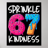 Sprinkle Kindness Family Matching Doughnut Ice-cre Poster (Voorkant)