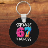Sprinkle Kindness Family Matching Doughnut Ice-cre Sleutelhanger (Voorkant)