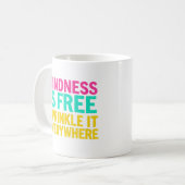 Sprinkle Kindness: Inspirerend quote Koffiemok (Voorkant links)