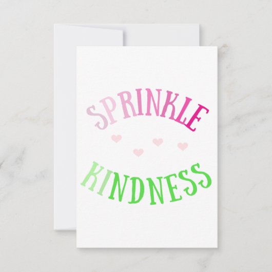 SPRINKLE KINDNESS Note Kaart (Voorkant)