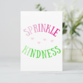 SPRINKLE KINDNESS Note Kaart (Staand voorkant)