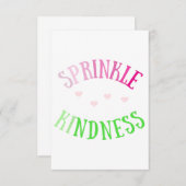 SPRINKLE KINDNESS Note Kaart (Voorkant / Achterkant)
