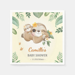 Sprinkle met neutraal Baby shower Servet