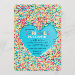 Sprinkle of Love Invitation Kaart