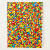 Sprinkle Planner Cover | Bright Rainbow Candy (Achterkant)