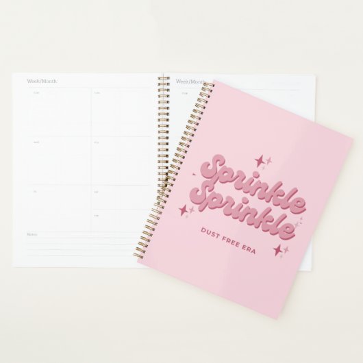 Sprinkle Sprinkle Planner avec Stickers (Devant avec enveloppe)