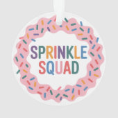 Sprinkle Squad | Baby-strooi Ornament (achterkant)