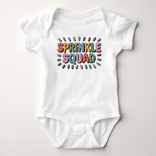 Sprinkle Squad | Baby-strooi Romper (Voorkant)