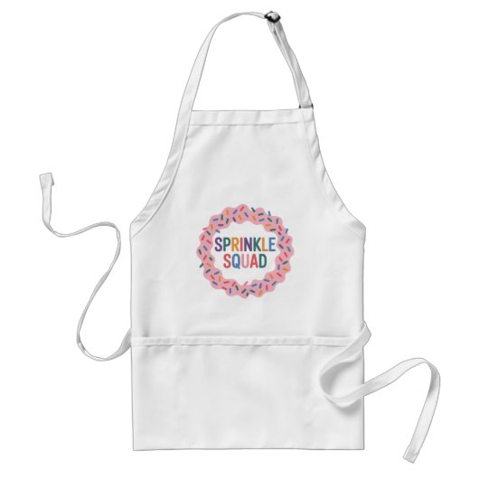 Sprinkle Squad | Baby-strooi Standaard Schort (Voorkant)