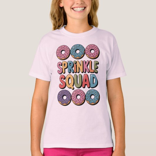 Sprinkle Squad | Baby-strooi T-shirt (Voorkant)