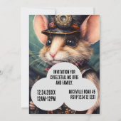 Sprinkle Steampunk Dier Aangepaste naam Kaart (Achterkant)