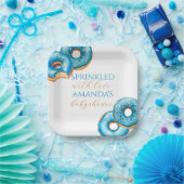 Sprinkled with Love Customizable Square Plate Papieren Bordje (Feest)