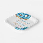 Sprinkled with Love Customizable Square Plate Papieren Bordje (Gebogen)