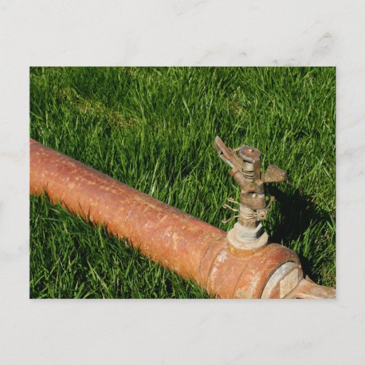 Sprinkler Briefkaart (Voorkant)