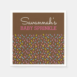 Sprinkles Baby Sprinkle (Chocoladekleur) Napkin Servetten