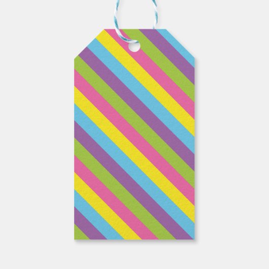 Sprinkles Birthday Cake Personalized Gift Labels Cadeaulabel (Achterkant)