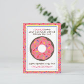 Sprinkles Donut Gepersonaliseerde Kaarten van de V (Staand voorkant)