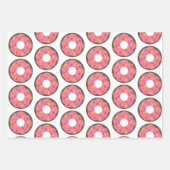 Sprinkles Donuts Stripes Gift Wrap Sheets Inpakpapier Vel (Voorkant 2)