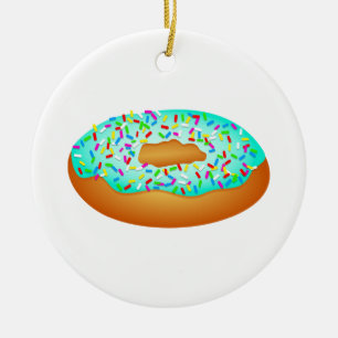 Sprinkles Doughnut Keramisch Ornament