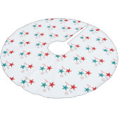 Sprinkles en sterren Vierde juli Patriottisch Kerstboom Rok (Gekanteld)