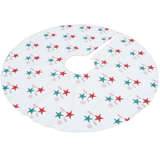 Sprinkles en sterren Vierde juli Patriottisch Kerstboom Rok (Gekanteld)