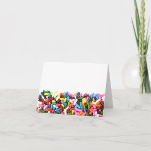 Sprinkles Filled Card Kaart