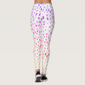 "SPRINKLES!" Fun Colorful Yoga Pants Leggings (Achterkant)
