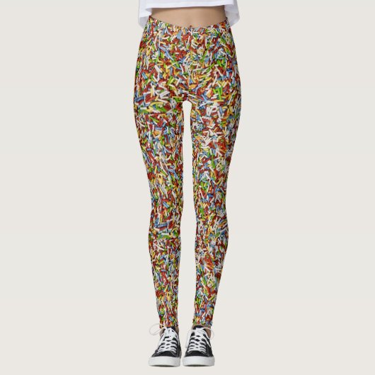 Sprinkles galore! Leggings (Voorkant)