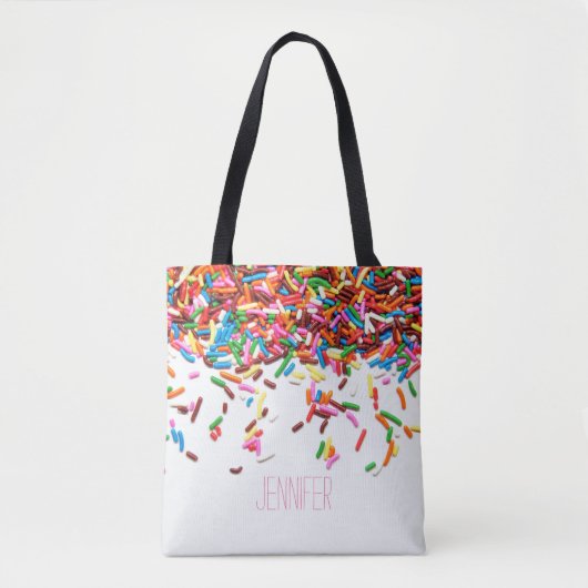 Sprinkles Gepersonaliseerd Tote Bag (Voorkant)
