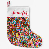 Sprinkles Gepersonaliseerde kerststop Kleine Kerstsok (Voorkant)