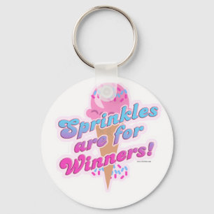 Sprinkles is voor winnaars sleutelhanger