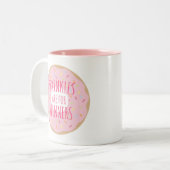 Sprinkles is voor Winners Funny Donut Mok (Voorkant links)