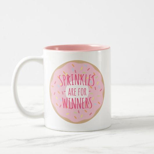 Sprinkles is voor Winners Funny Donut Mok (Links)