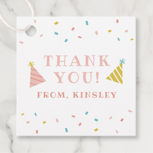 Sprinkles kinderen verjaardagsfeestje voor label (Voorkant)