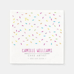 SPRINKLES modern schattig gepatenteerd kleurrijk f Servet