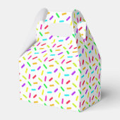 Sprinkles Patroon Kleurrijk Aangepast Bedankdoosjes (Achterkant)