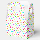Sprinkles Patroon Kleurrijk Aangepast Bedankdoosjes (Geopend)