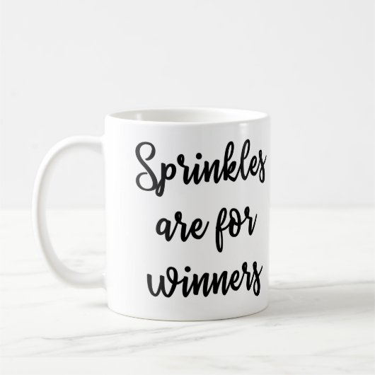 Sprinkles sont pour la tasse de gagnants (Gauche)