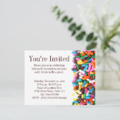 Sprinkles Uitnodiging (Staand voorkant)