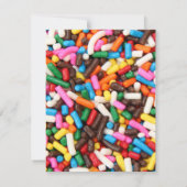 Sprinkles Uitnodiging (Achterkant)