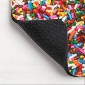 Sprinkles-vol Naam Mousepad Muismat (Hoek)