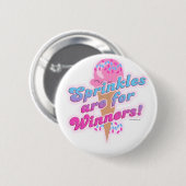 Sprinkles voor Champions Ronde Button 5,7 Cm (Voorkant /achterkant)