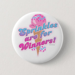 Sprinkles voor Champions Ronde Button 5,7 Cm