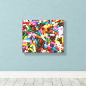 Sprinkles Wrapped Canvas (Insitu (Houten vloer))