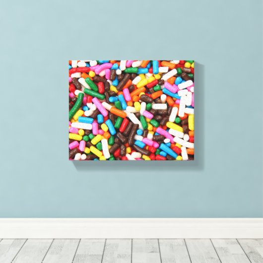 Sprinkles Wrapped Canvas Afdruk (Insitu (Houten vloer))