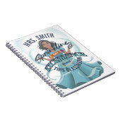 Sprinkling Black Excellence Personalized Journal Notitieboek (Rechterzijde)