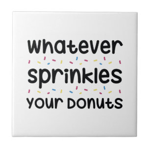 Sprinses je donuts tegeltje