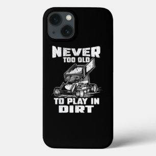 Sprint-auto met racever is nooit te oud om vuil te iPhone 13 hoesje
