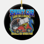 Sprint-autoleven Keramisch Ornament (Achterkant)